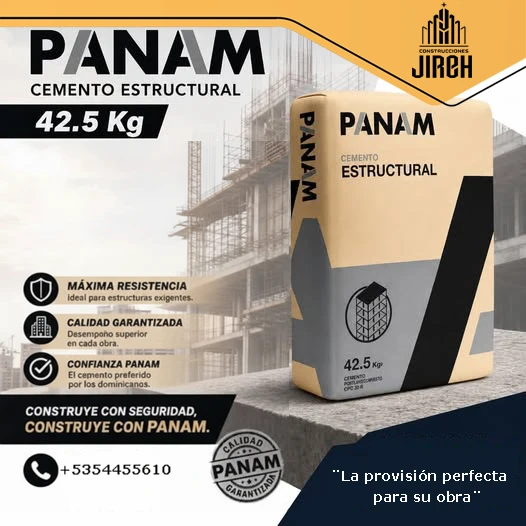 Cemento PANAM's foto | Construcciones JIREH SURL |  BizneCubano